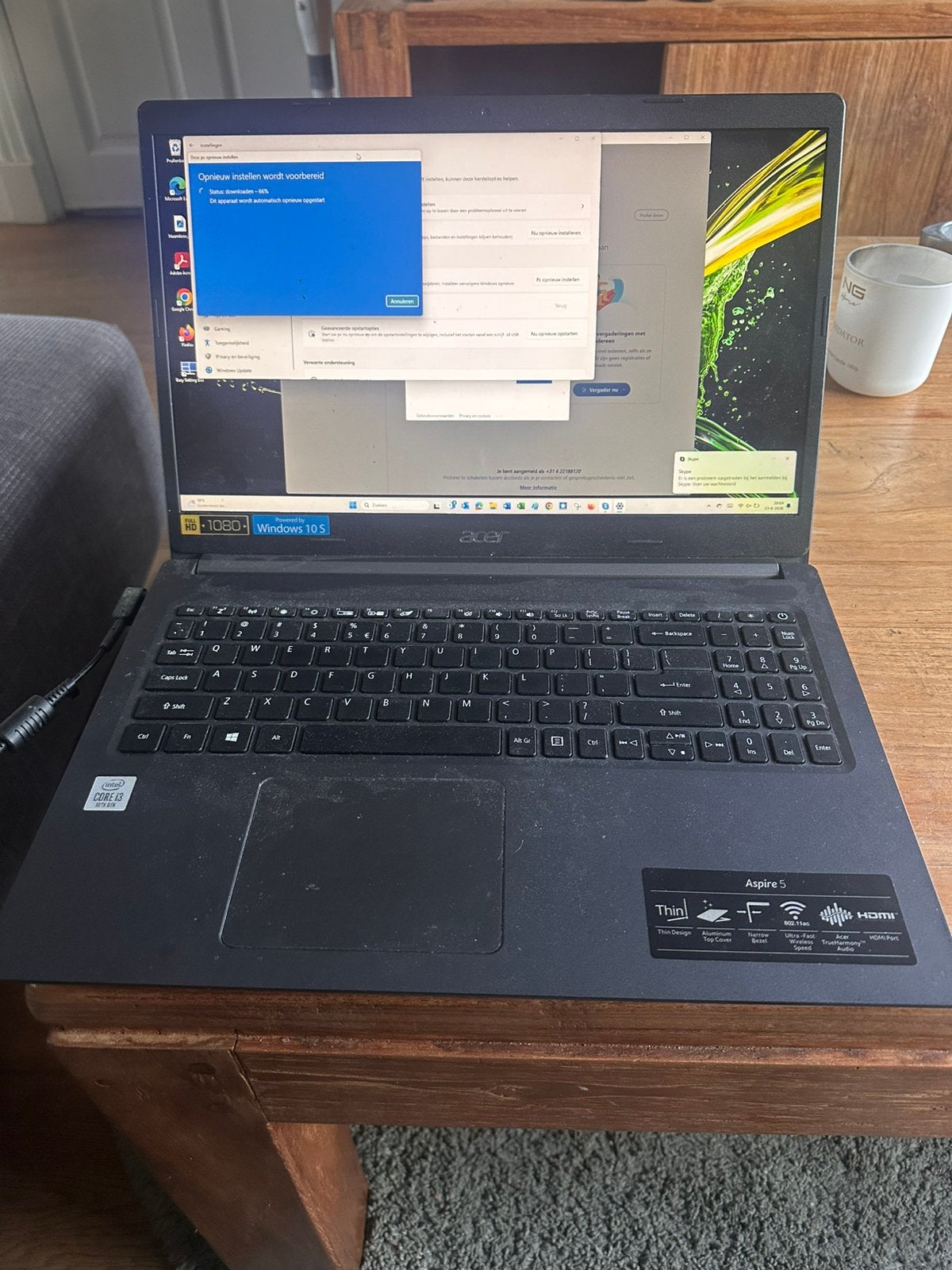 Acer Aspire 5 A515-54-34B1 15.6 inch laptop, 2 tot 3 Ghz, 8 GB, Acer aspire V5, Ophalen of Verzenden