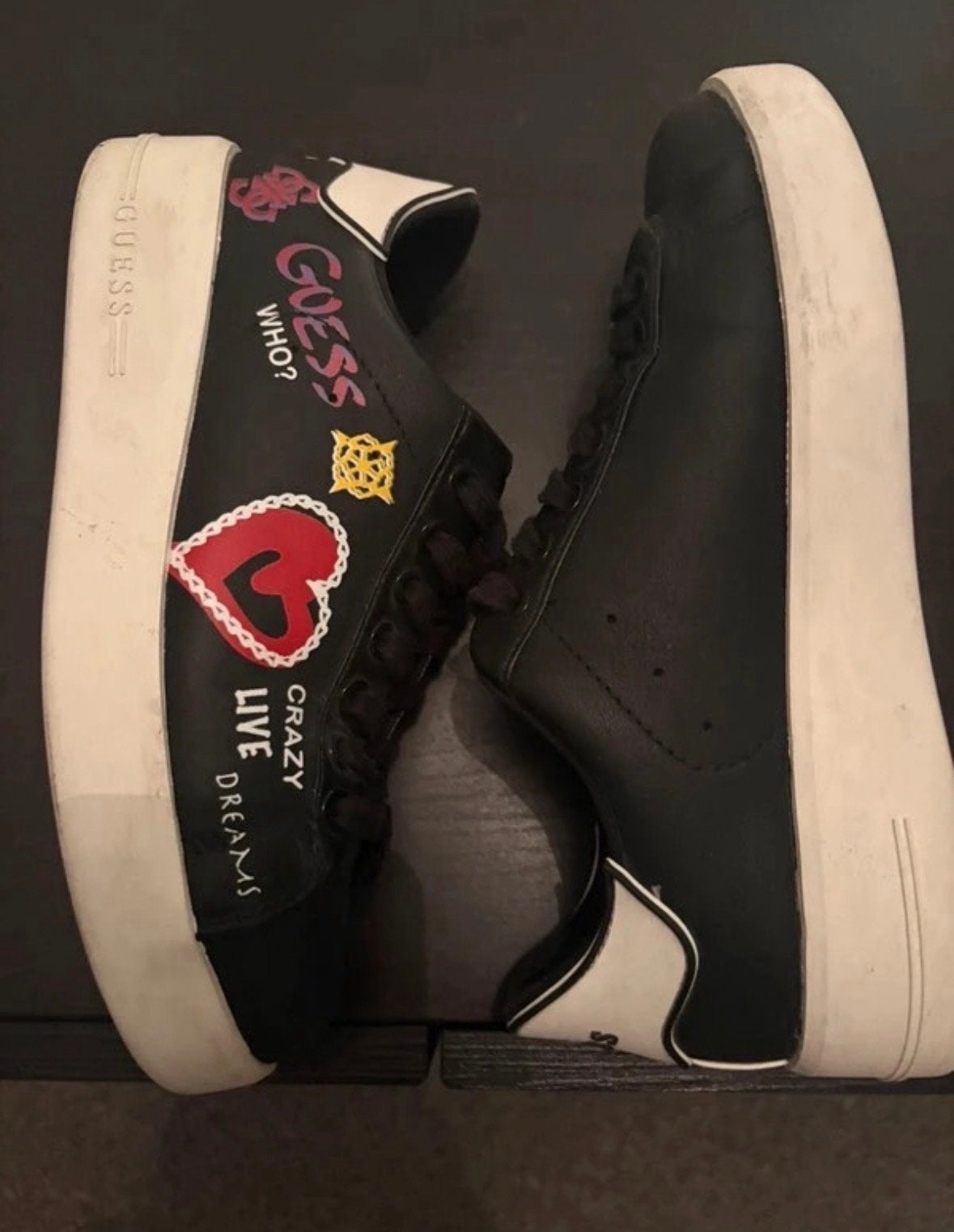 Guess sneakers zwart maat 36, Zwart, Ophalen of Verzenden, Sneakers of Gympen, Gedragen