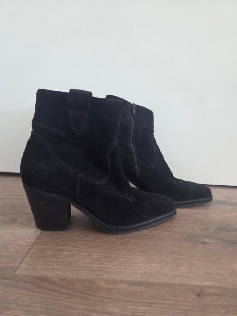 Sacha cowboy suède enkel laarzen zwart nieuw 40, Kleding | Dames, Zwart, Lage of Enkellaarzen, Nieuw, Ophalen of Verzenden