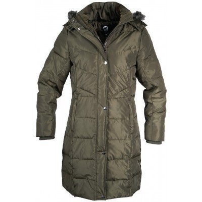 Olijfgroene Horka Glacier lange outdoorjas maat XS, Waterdicht, XS, Nieuw, Ophalen of Verzenden