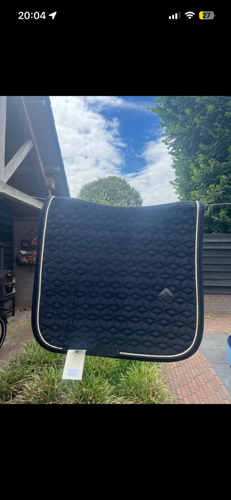 Kentucky dekje zwart cob nieuw, Dieren en Toebehoren, Paarden en Pony's | Dekens en Dekjes, Dressuurdekje, Cob (M), Nieuw, Ophalen of Verzenden