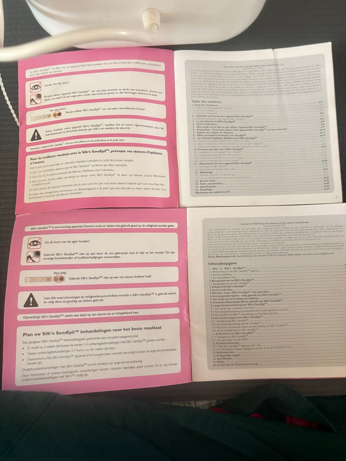 Silk'n SensEpil IPL Ontharingsapparaat met handleiding, Ophalen of Verzenden, Gebruikt, Scheren en Epileren