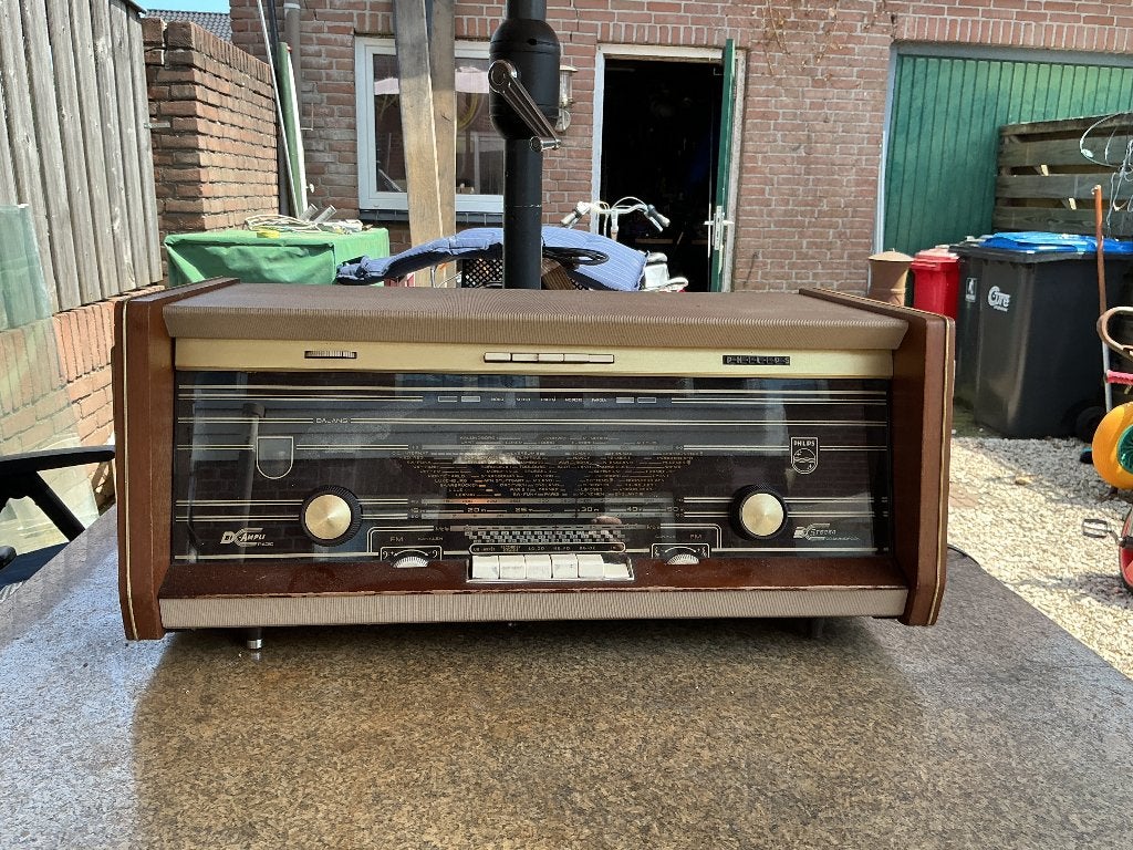 Vintage Philips buizenradio B6X04A, radio, Antiek en Kunst, Antiek | Tv's en Audio, Ophalen of Verzenden