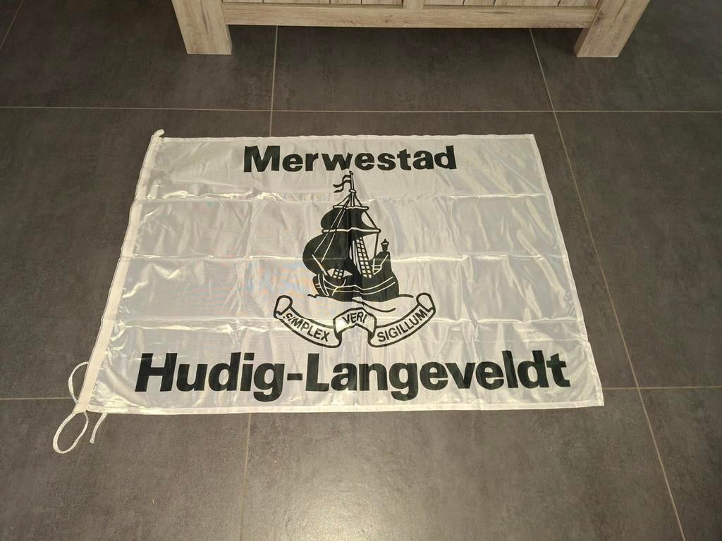 Scheepvaart vlag merwestad, Ophalen of Verzenden, Zo goed als nieuw, Reclamebord