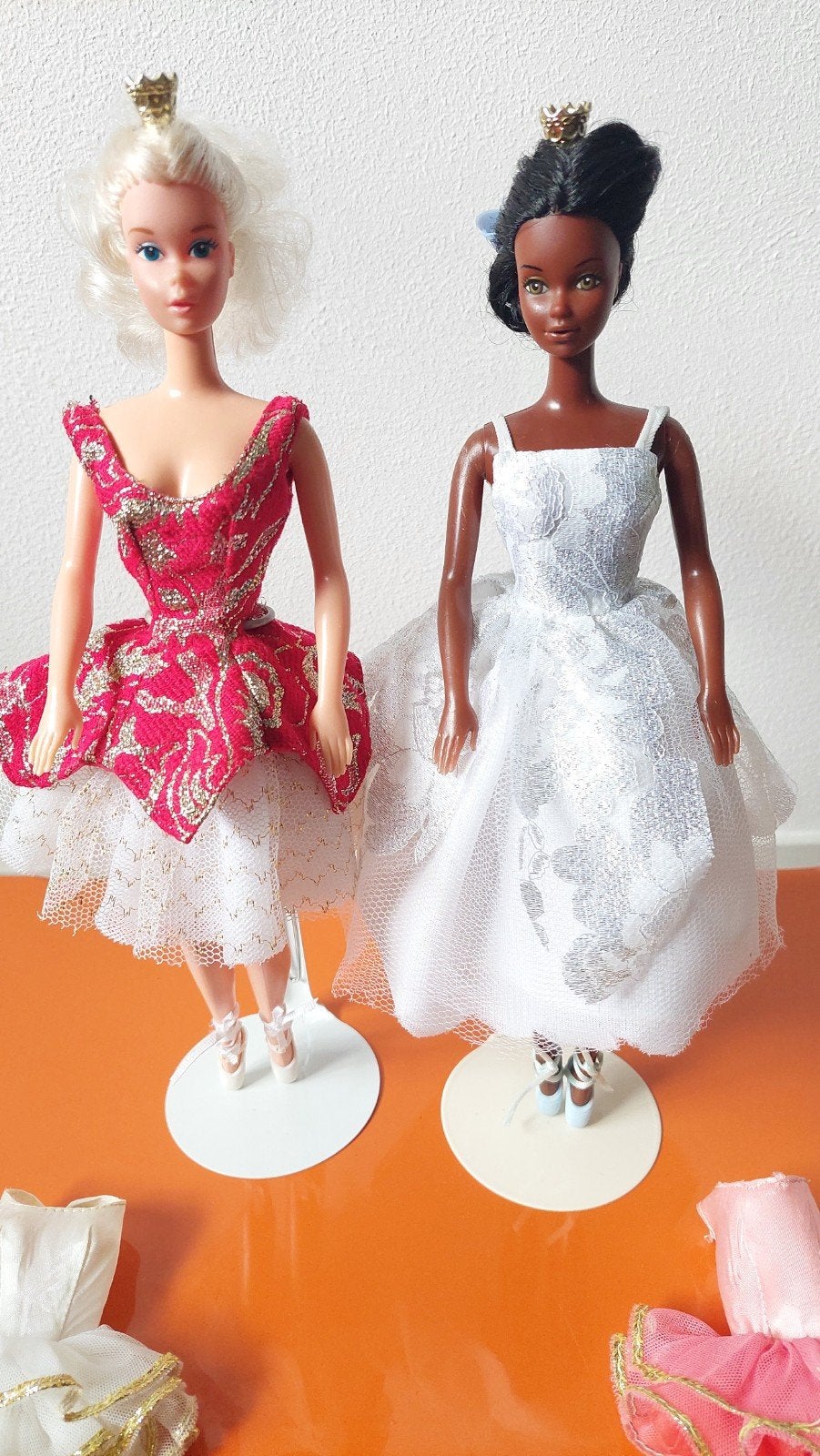 Barbie Ballerina Set van 2 - Diverse Huidskleuren, Ophalen, Gebruikt