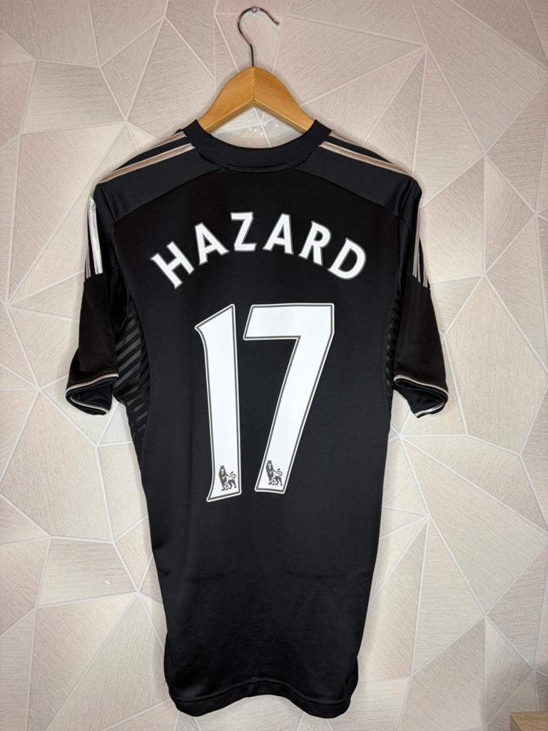 Chelsea 3de 2013/2014 Hazard, Sport en Fitness, Voetbal, Zo goed als nieuw, Shirt, Maat M, Ophalen of Verzenden
