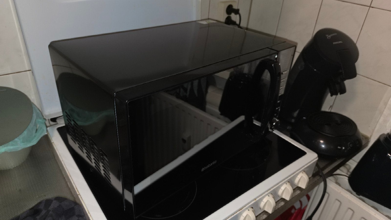 Brabantia 20L Digitale Magnetron - Goed Werkend, Witgoed en Apparatuur, Ophalen, Gebruikt, Magnetron, Draaiplateau