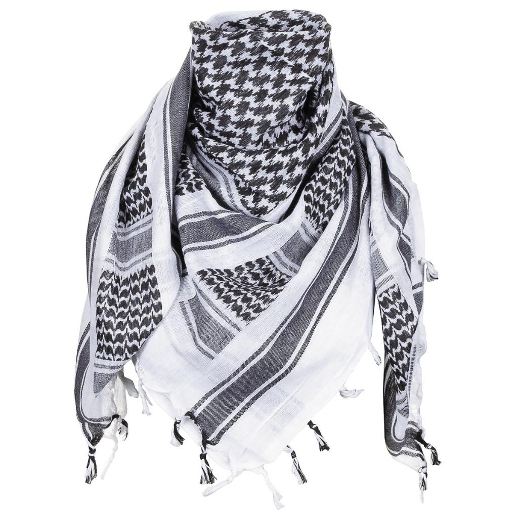 MFH - Shemagh / Arafat / PLO Sjaal - Zwart / Wit - Nieuw, Ophalen of Verzenden, Landmacht, Nederland, Kleding of Schoenen