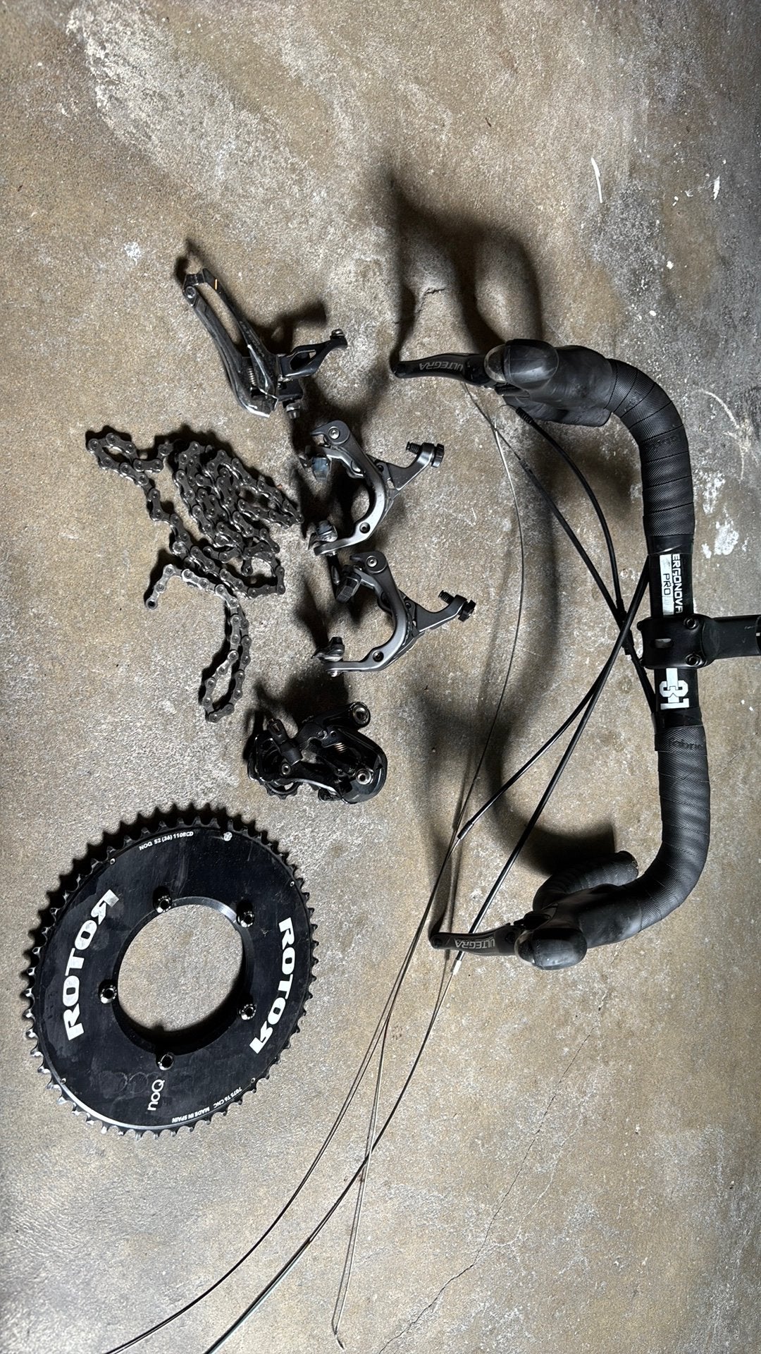 Ultegra 6800 groepset, Fietsen en Brommers, Fietsonderdelen, Ophalen, Gebruikt, Racefiets