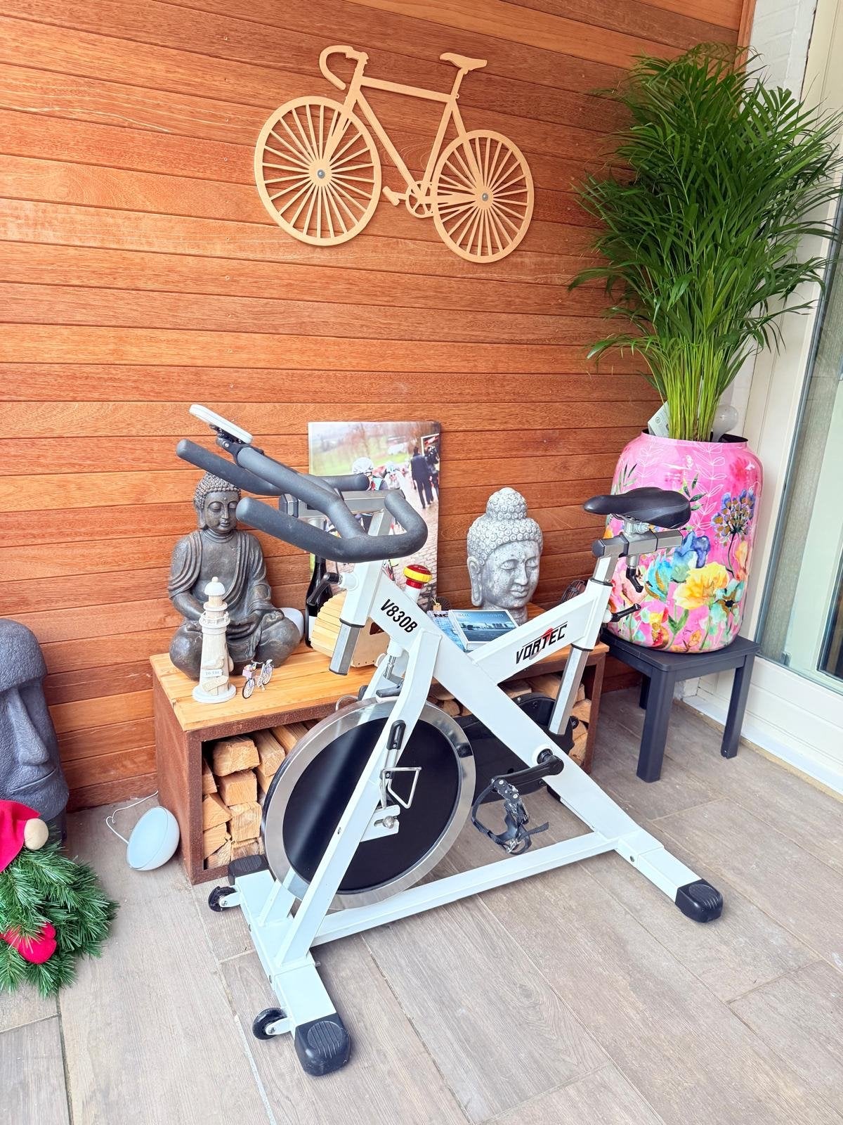 Vortec V830B Spinningfiets - nog als nieuw, Spinningfiets, Ophalen of Verzenden, Zo goed als nieuw, Metaal