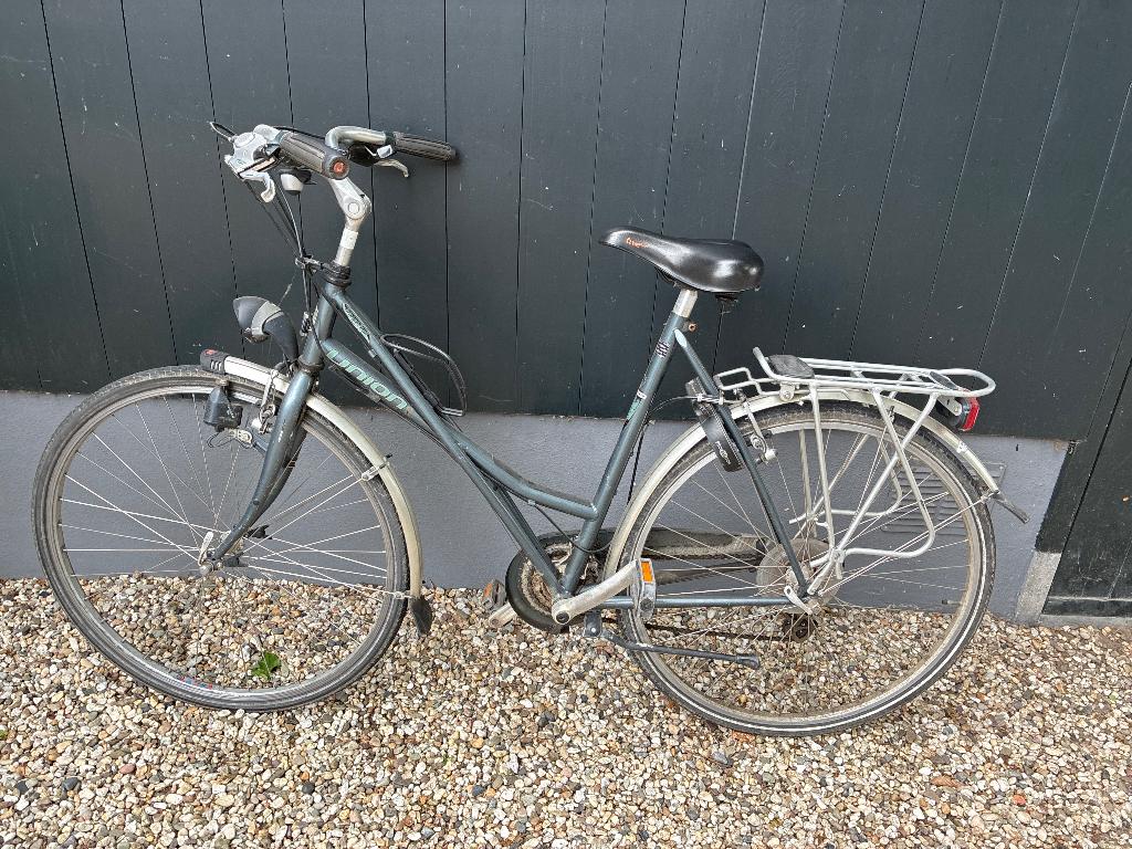 Fiets dames Union Shimano 8 versnellingen, Fietsen en Brommers, Fietsen | Dames | Damesfietsen, Gebruikt, Velgrem, Versnellingen