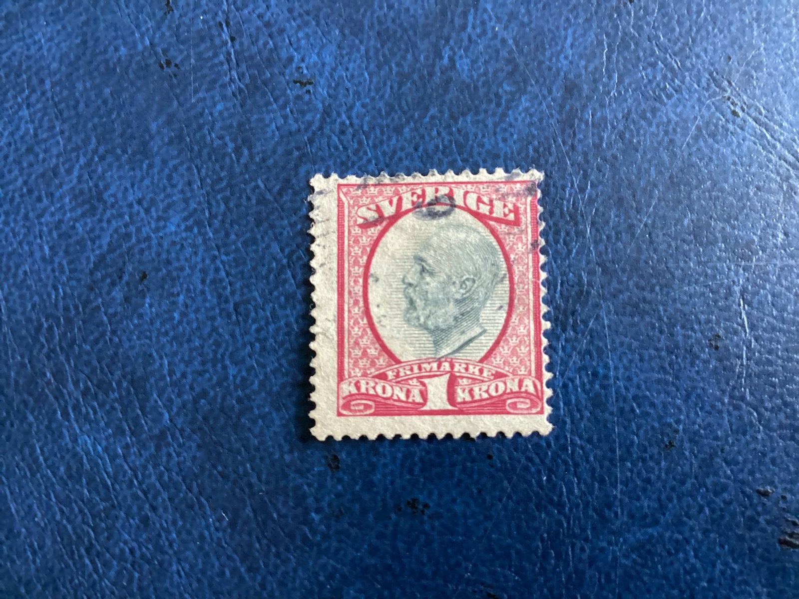 Zweden -1891- Mi.49 - Koning Oscar II - 1 Kroon, Ophalen of Verzenden, Zweden, Gestempeld