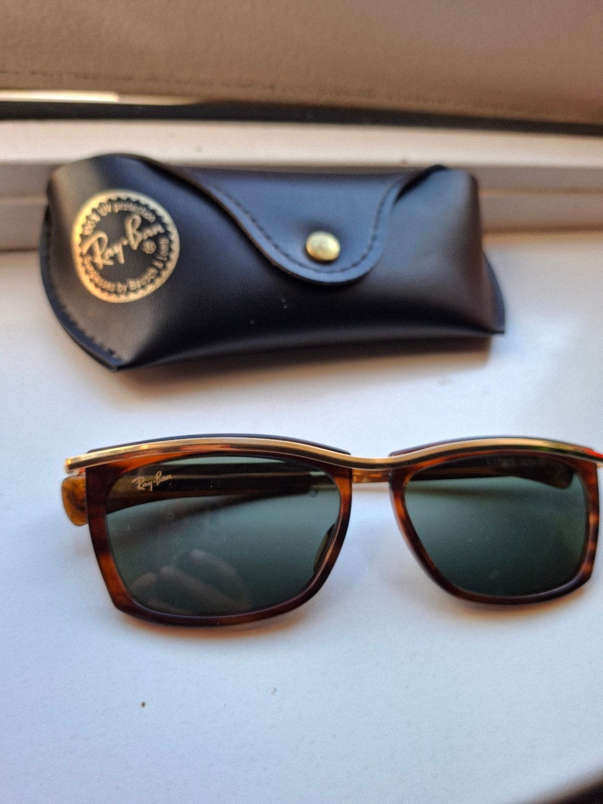 Vintage Ray-Ban Zonnebril B&L olympian II L1005, Gebruikt, Zonnebril, Ophalen of Verzenden, Ray-Ban