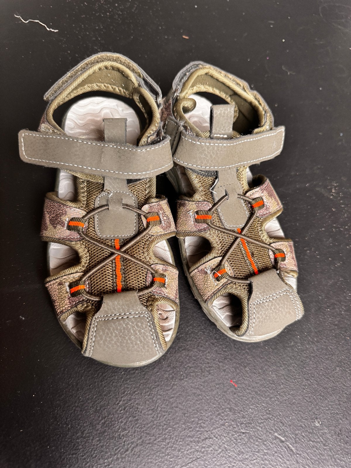 Stoere camouflage sandalen maat 23, Kinderen en Baby's, Ophalen of Verzenden, Gebruikt, Jongen