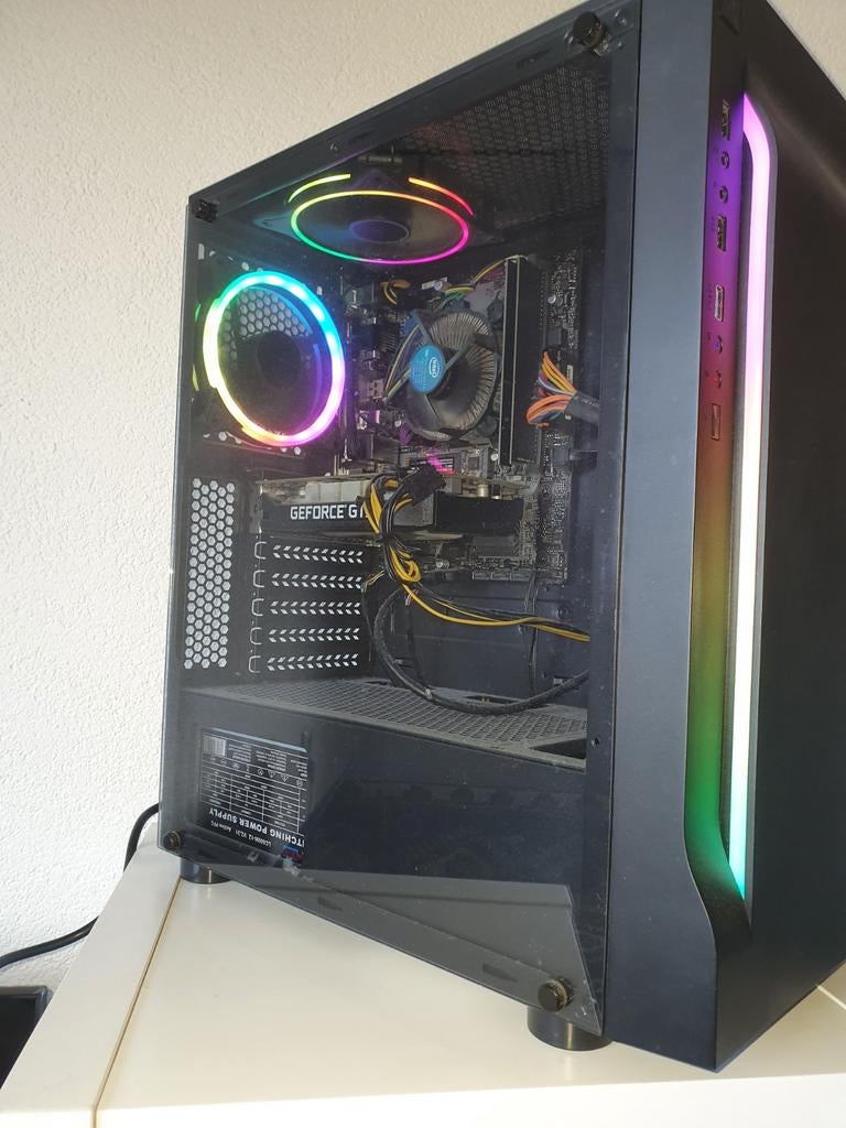 Gaming PC met RGB verlichting, 2 tot 3 Ghz, Ophalen of Verzenden, Zo goed als nieuw, Gaming