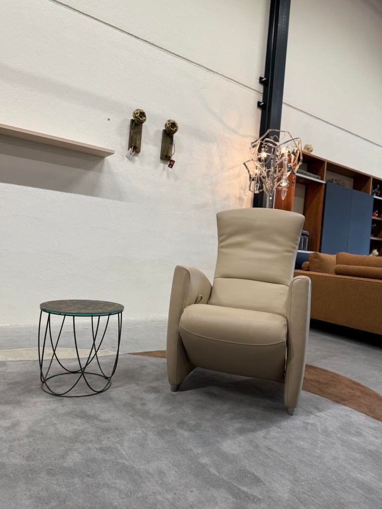 Showmodel Jori Vinci 3295 Relaxfauteuil Beach leer, Jori, Nieuw, Ophalen of Verzenden, Leolux Harvink Rolf Benz Design on Stock Eyye Montis