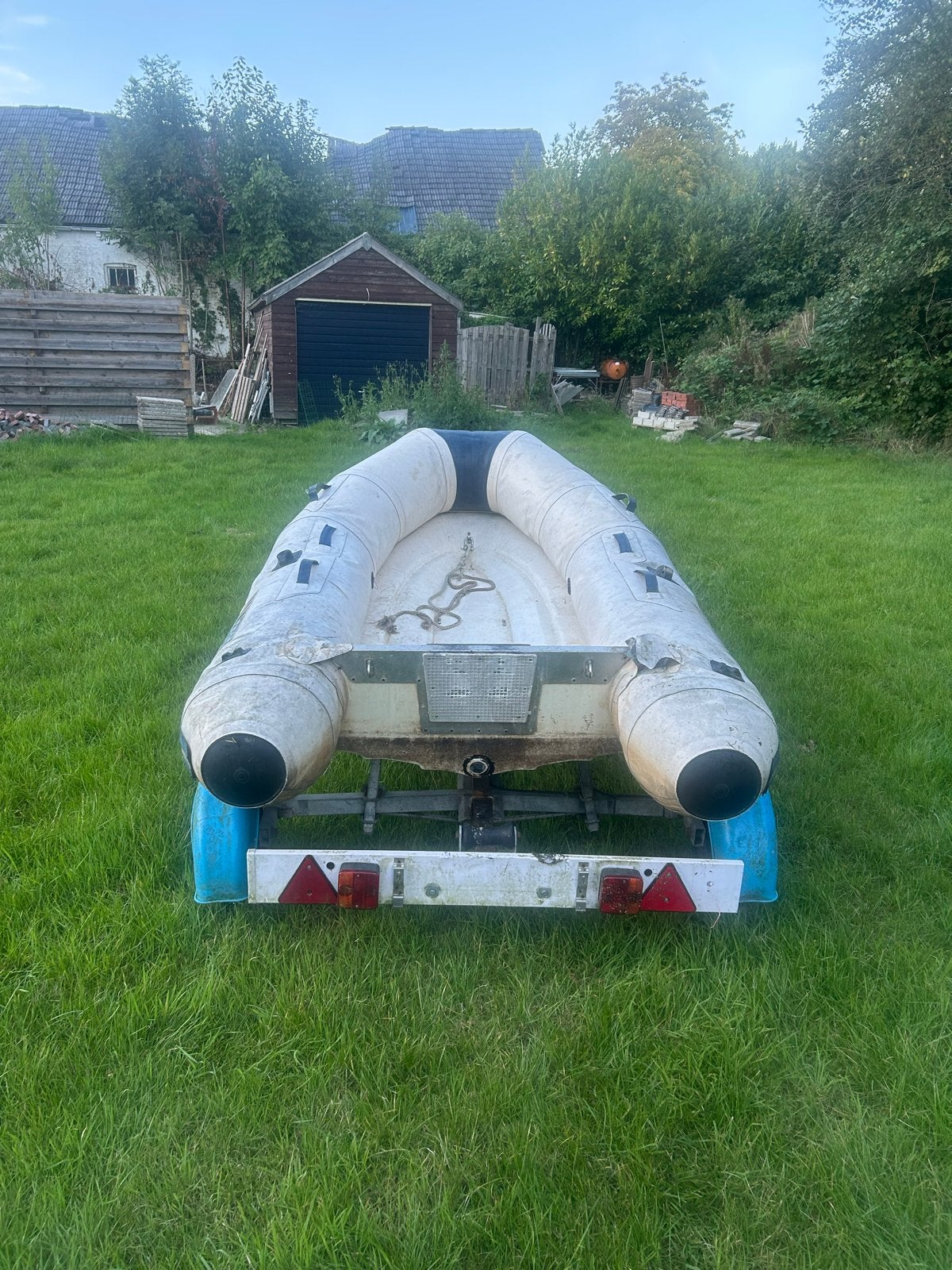 Yam 250R rib met trailer - Lichte opknapper met 6pk, Ophalen, Gebruikt