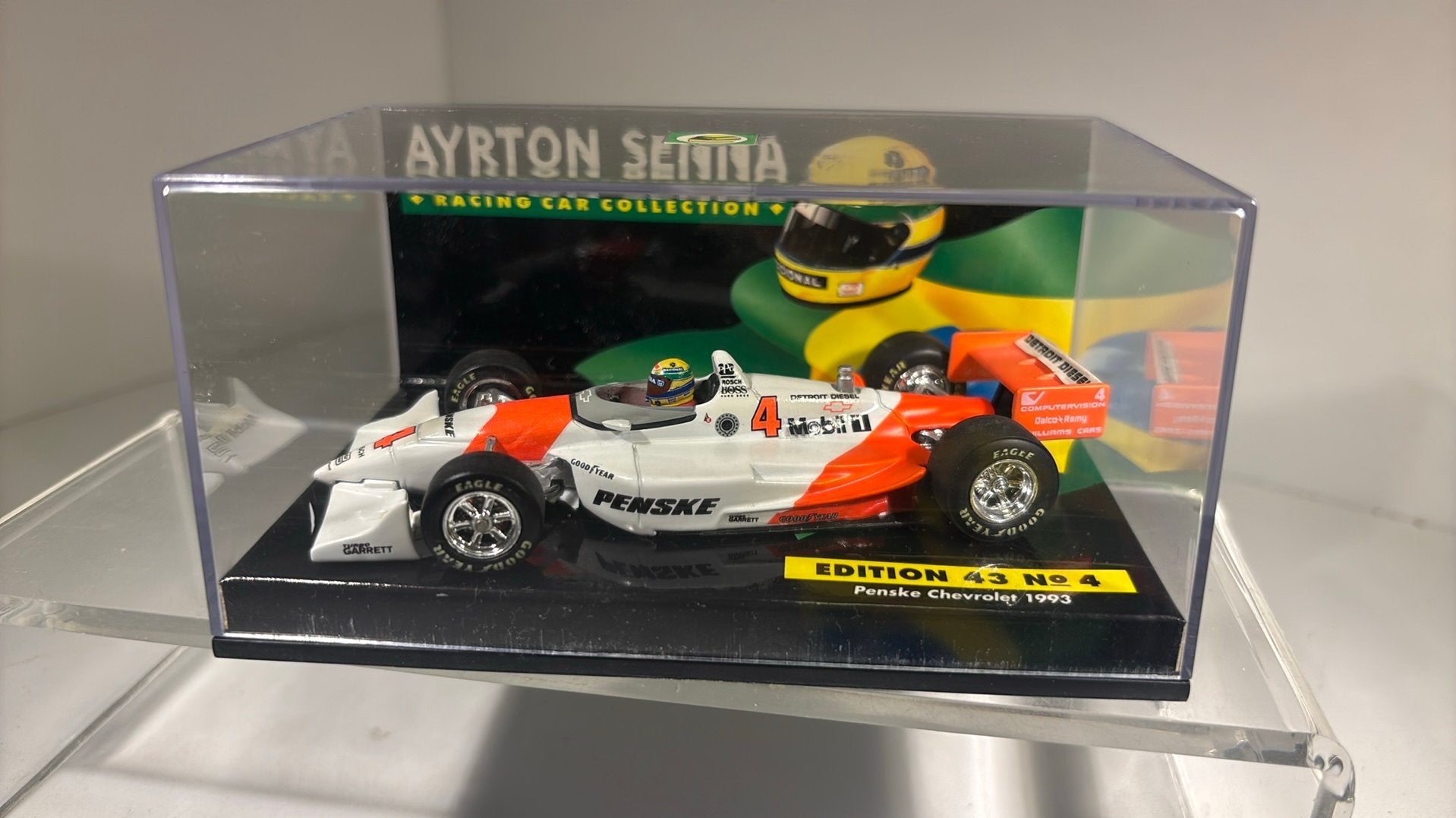 F1 penske Chevrolet senna 1993 minichamps 1.43, Auto, Ophalen of Verzenden, MiniChamps, A