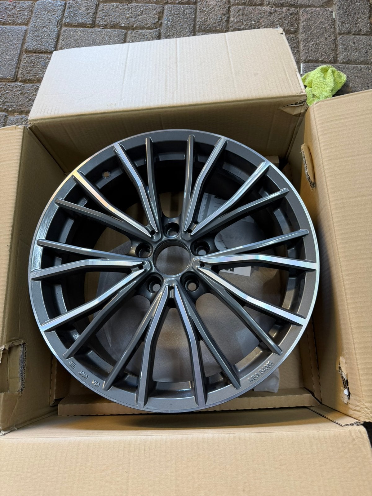 BMW velgen Breedset 19 inch, Auto-onderdelen, Gebruikt, Banden en Velgen, Personenwagen, Zomerbanden