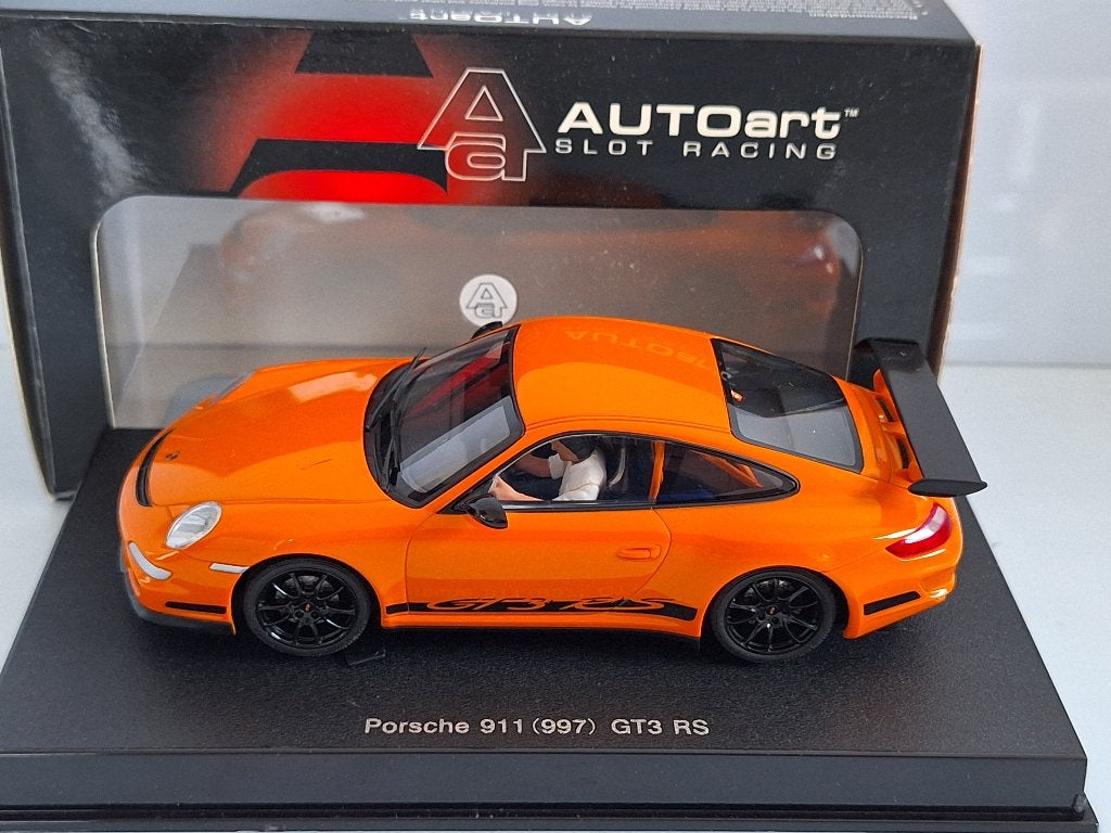AutoArt Porsche Carrera 911 voor en achter Licht, Kinderen en Baby's, Overige merken, Racebaan, Autoart, Nieuw