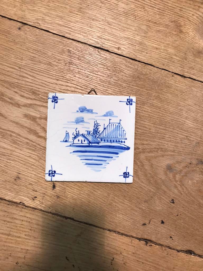 17de eeuw Delfts tegeltje, Ophalen of Verzenden
