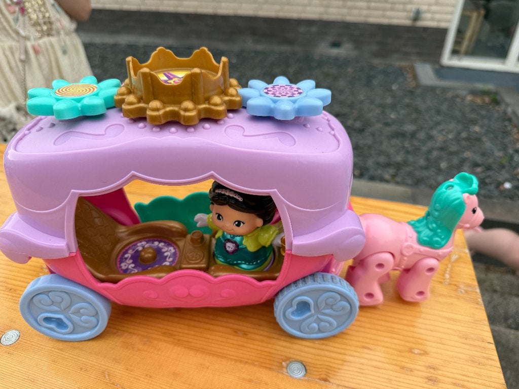 Fisher-Price Little People Prinsessenkoets met paard, Ophalen of Verzenden, Gebruikt, 2 tot 4 jaar