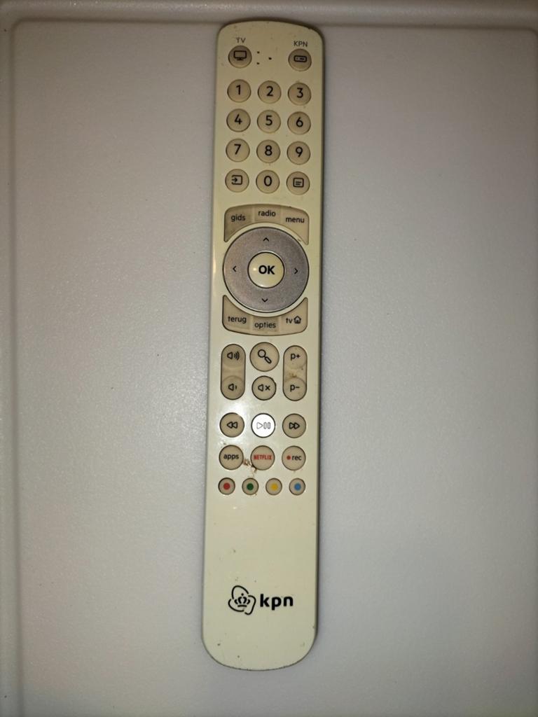 KPN afstandsbediening voor TV en ontvanger, Ophalen of Verzenden, Gebruikt, Origineel, Tv