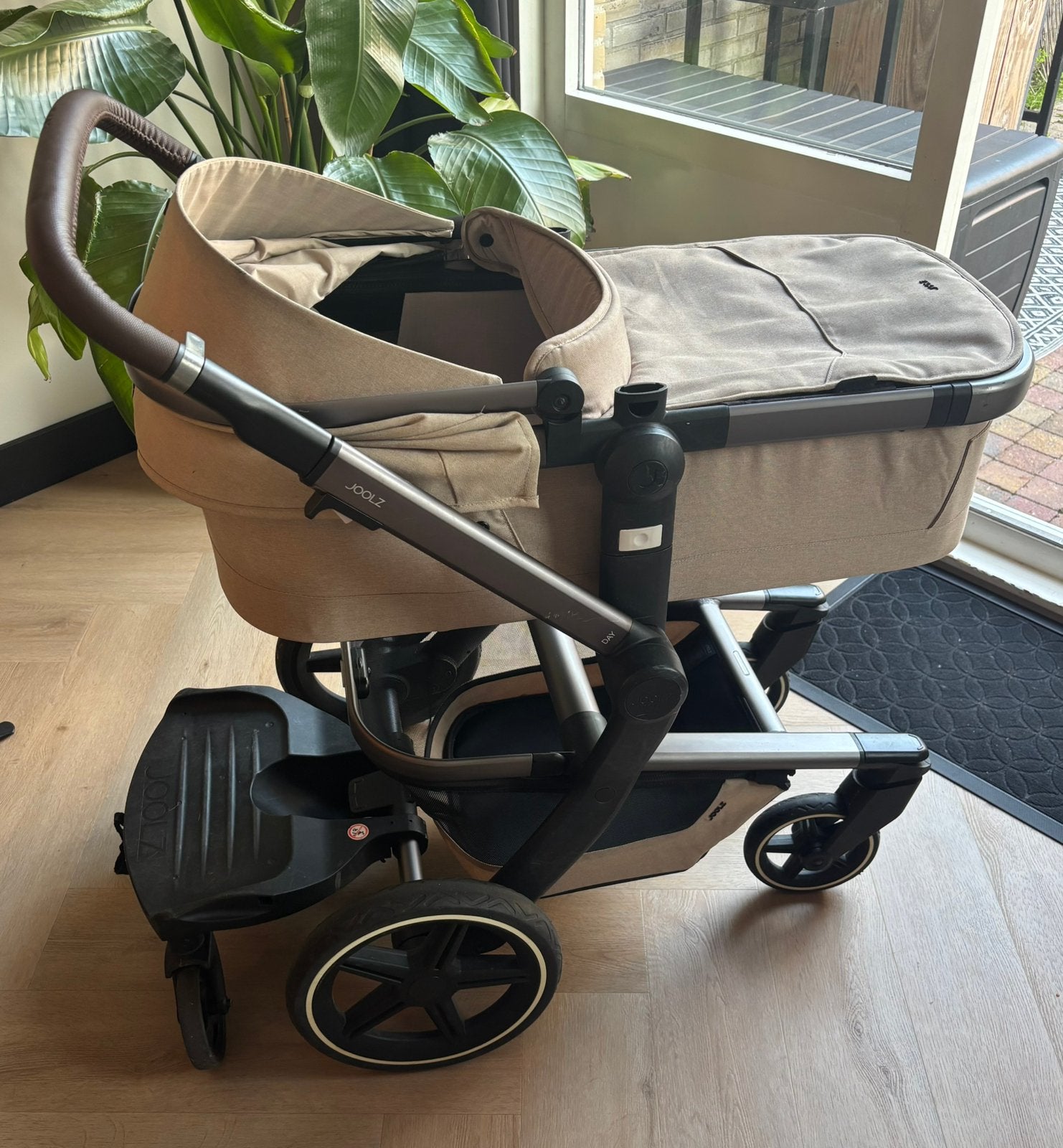 Joolz Day+ Complete Set | o.a. Meerijdplank & Voetenzak, Kinderen en Baby's, Kinderwagens en Combinaties, Ophalen, Zo goed als nieuw