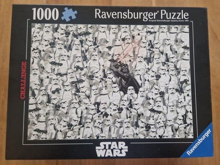 Ravensburger Star Wars Challenge Puzzel 1000 stukjes, Hobby en Vrije tijd, Denksport en Puzzels, Ophalen of Verzenden, Zo goed als nieuw