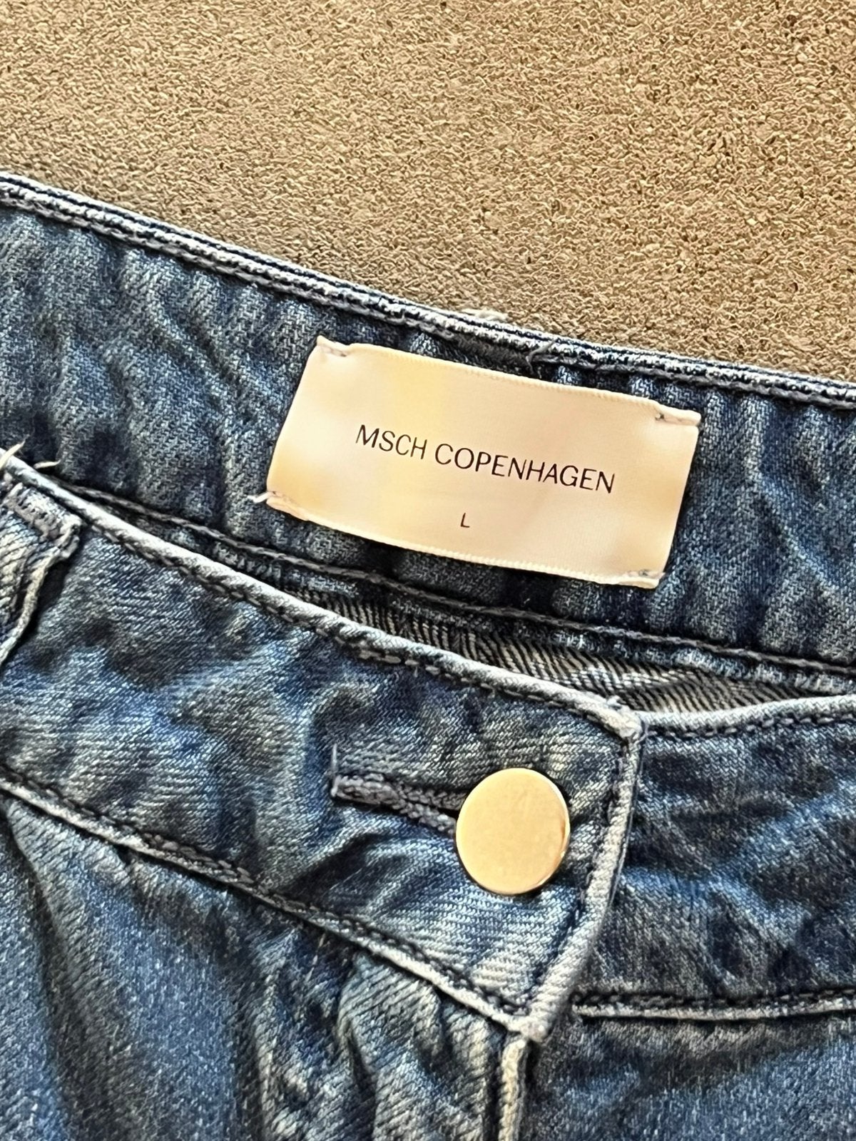 Mosch Copenhage Alena pants L, Ophalen of Verzenden, Zo goed als nieuw, Blauw, W33 - W36 (confectie 42/44)
