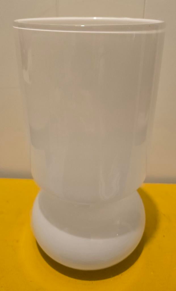Ikea jaren 80 Lykta  vaas, Ophalen of Verzenden, Zo goed als nieuw, Glas, Minder dan 50 cm