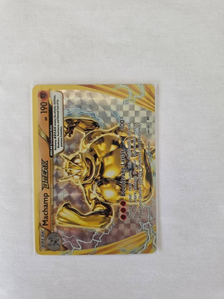 Machamp BREAK Pokémon Kaart - Zeldzaam en Foil, Hobby en Vrije tijd, Verzamelkaartspellen | Pokémon, Ophalen of Verzenden, Zo goed als nieuw
