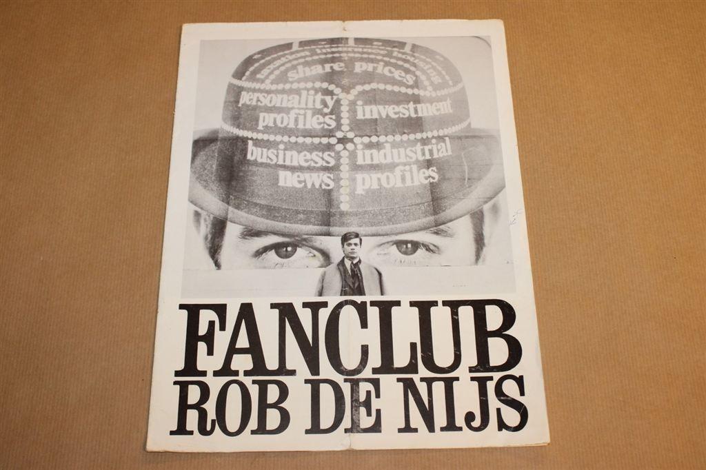 Fanclub Rob de Nijs - Clubblad - Maart 1966 !!, Ophalen of Verzenden, Zo goed als nieuw, Boek, Tijdschrift of Artikel