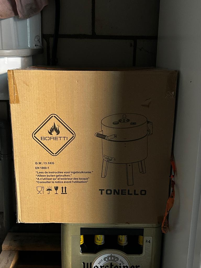 2 x BBQ borretti tonello  nieuw in doos, Ophalen, Nieuw, Borretti tonello
