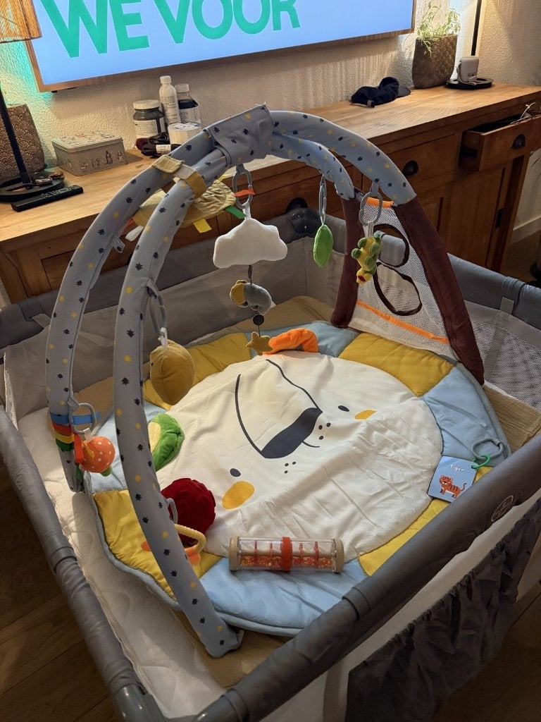 Baby reis box met speelhanger en matras., Gebruikt, Auto, Ophalen of Verzenden, Guaestus Trading