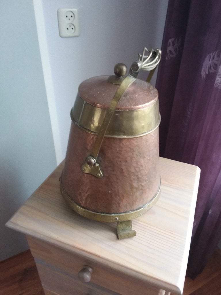 Koperen kolenkit, Antiek en Kunst, Ophalen of Verzenden