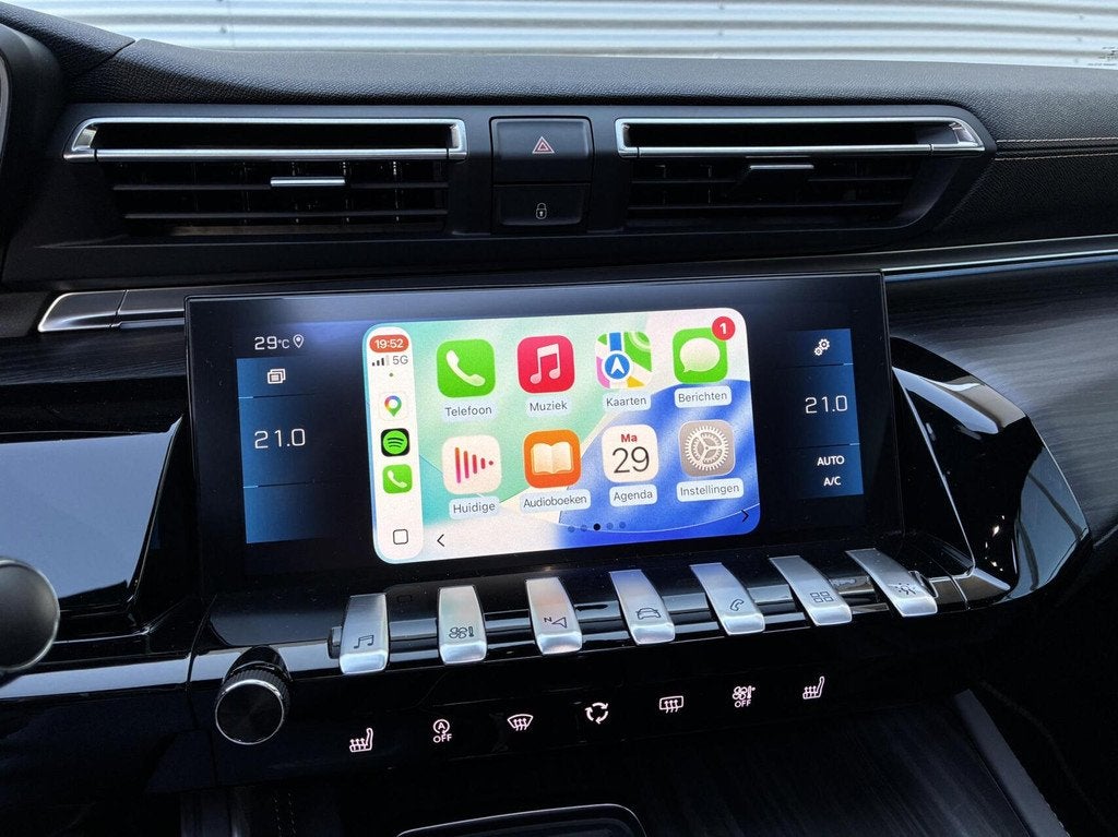Peugeot 508 SW 1.6 PureTech GT Pano Led Carplay Leer Cruise, Auto's, 745 kg, Gebruikt, 4 cilinders, Wit
