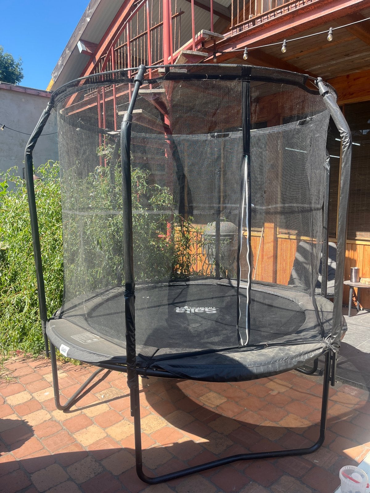 Salta Trampoline 240 cm met veiligheidsnet, Ophalen, Gebruikt