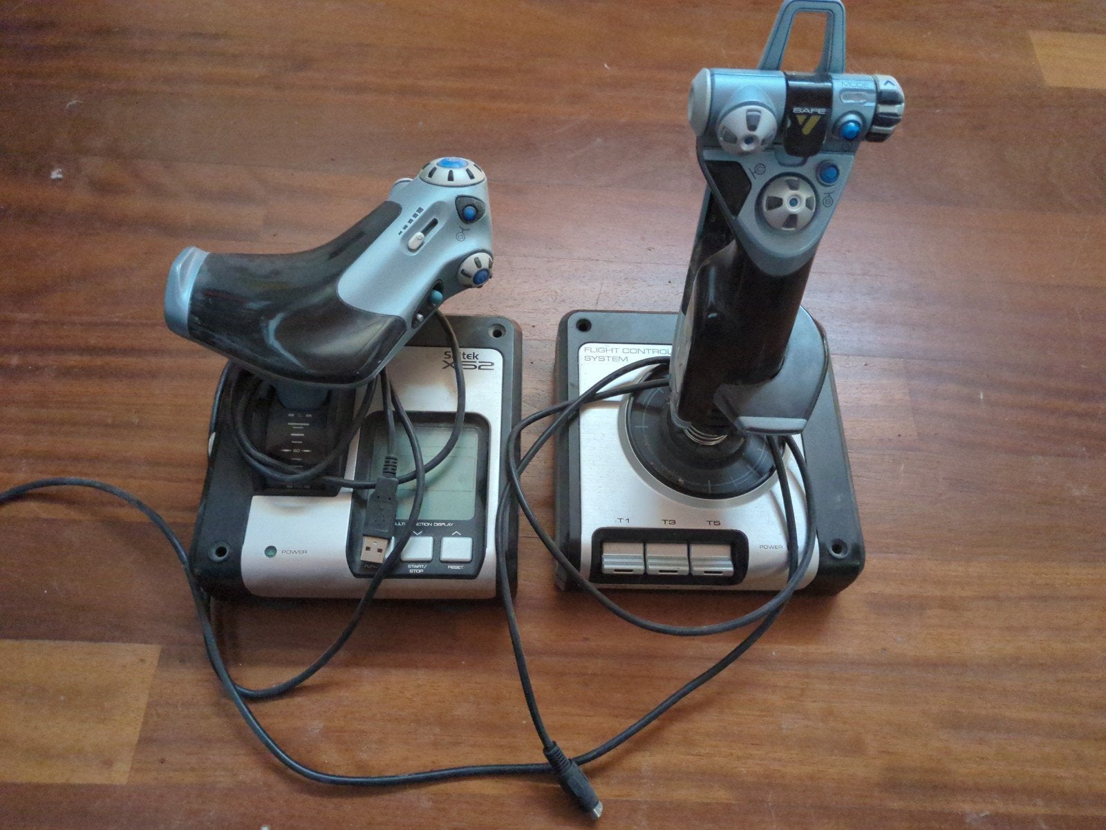 Saitek X52 Flight Control System Joystick & Throttle, Ophalen, Gebruikt, Saitek