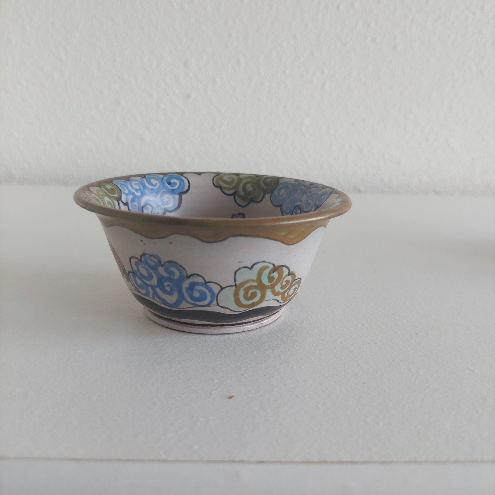 Royal Goedewaagen Schaal 9 cm, handgeschilderd, Antiek en Kunst, Ophalen of Verzenden