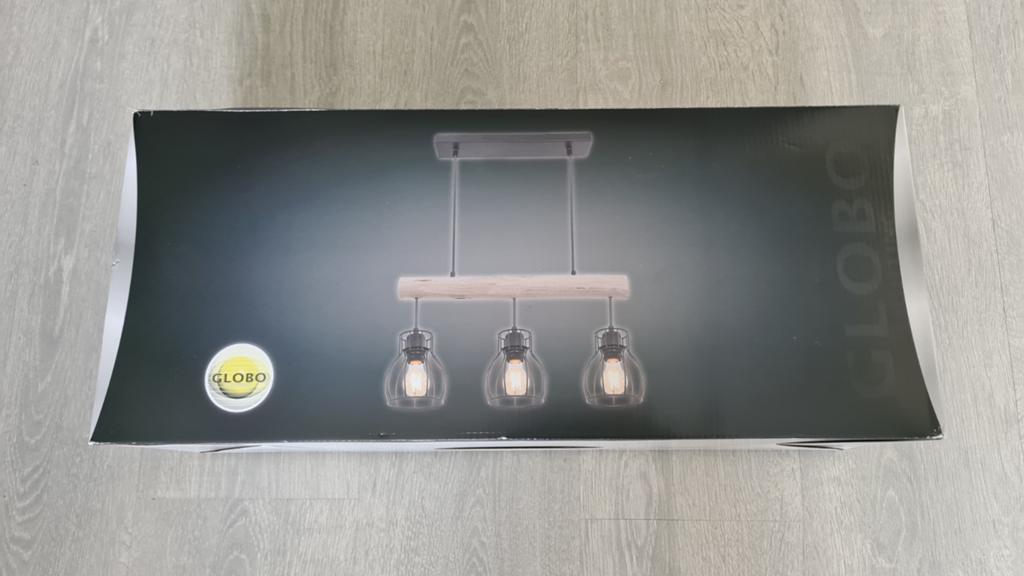 Hanglamp 60cm x 140cm nieuw, Ophalen, Modern, Industrieel, Nieuw, 75 cm of meer