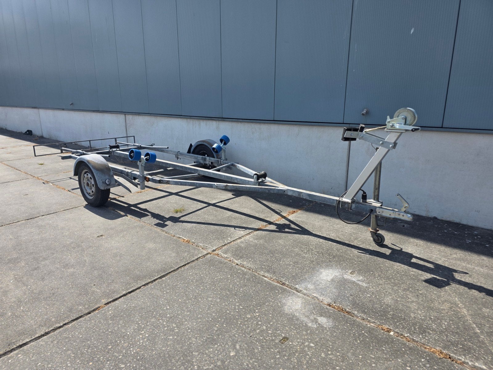 Boottrailer zeer goede staat!! Tot 5 meter, Ophalen, Zo goed als nieuw, Minder dan 6 meter, Minder dan 1500 kg