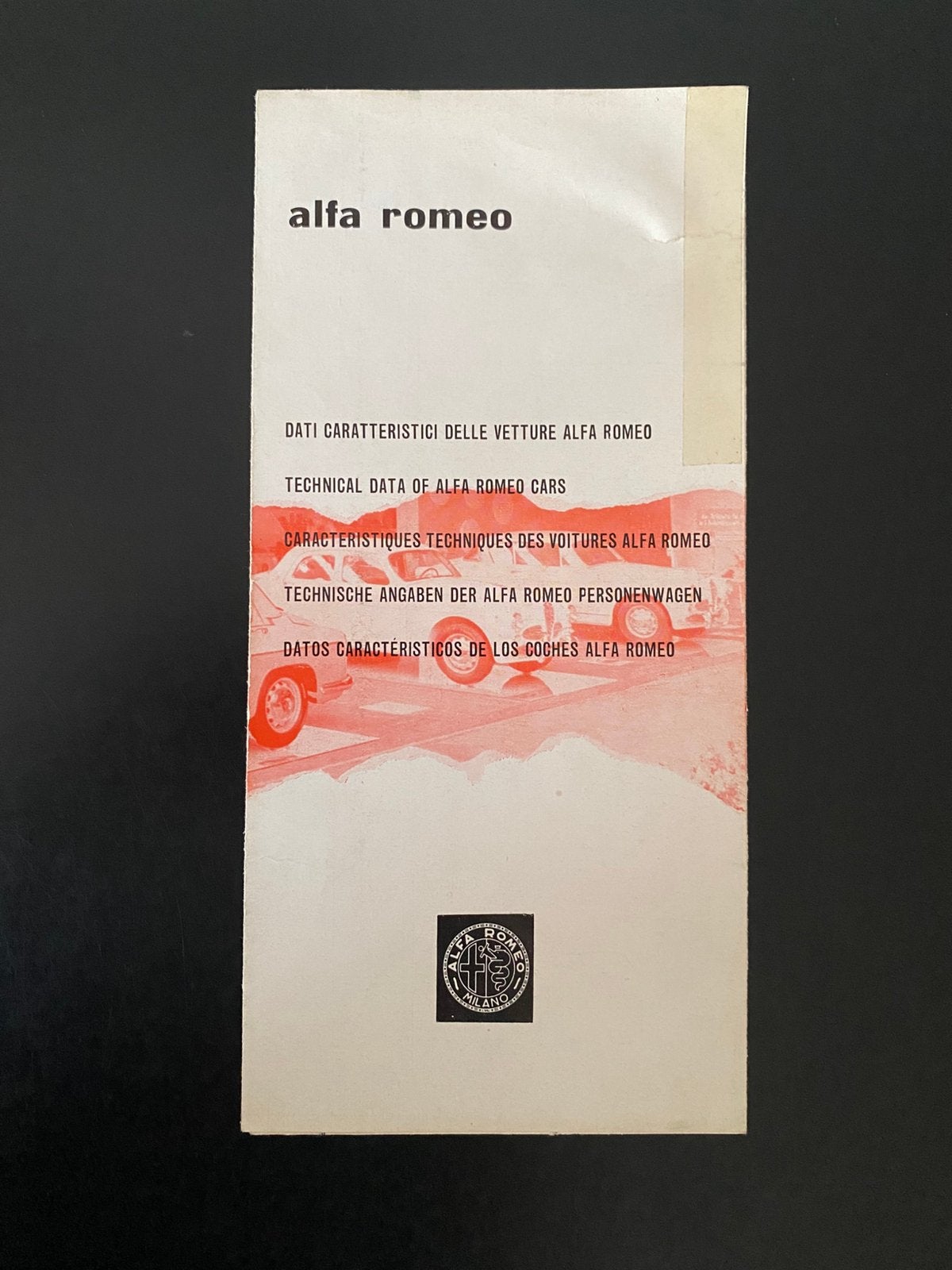 Alfa Romeo Prijslijst Modeljaar 1957, Verzenden, Gelezen, Alfa Romeo