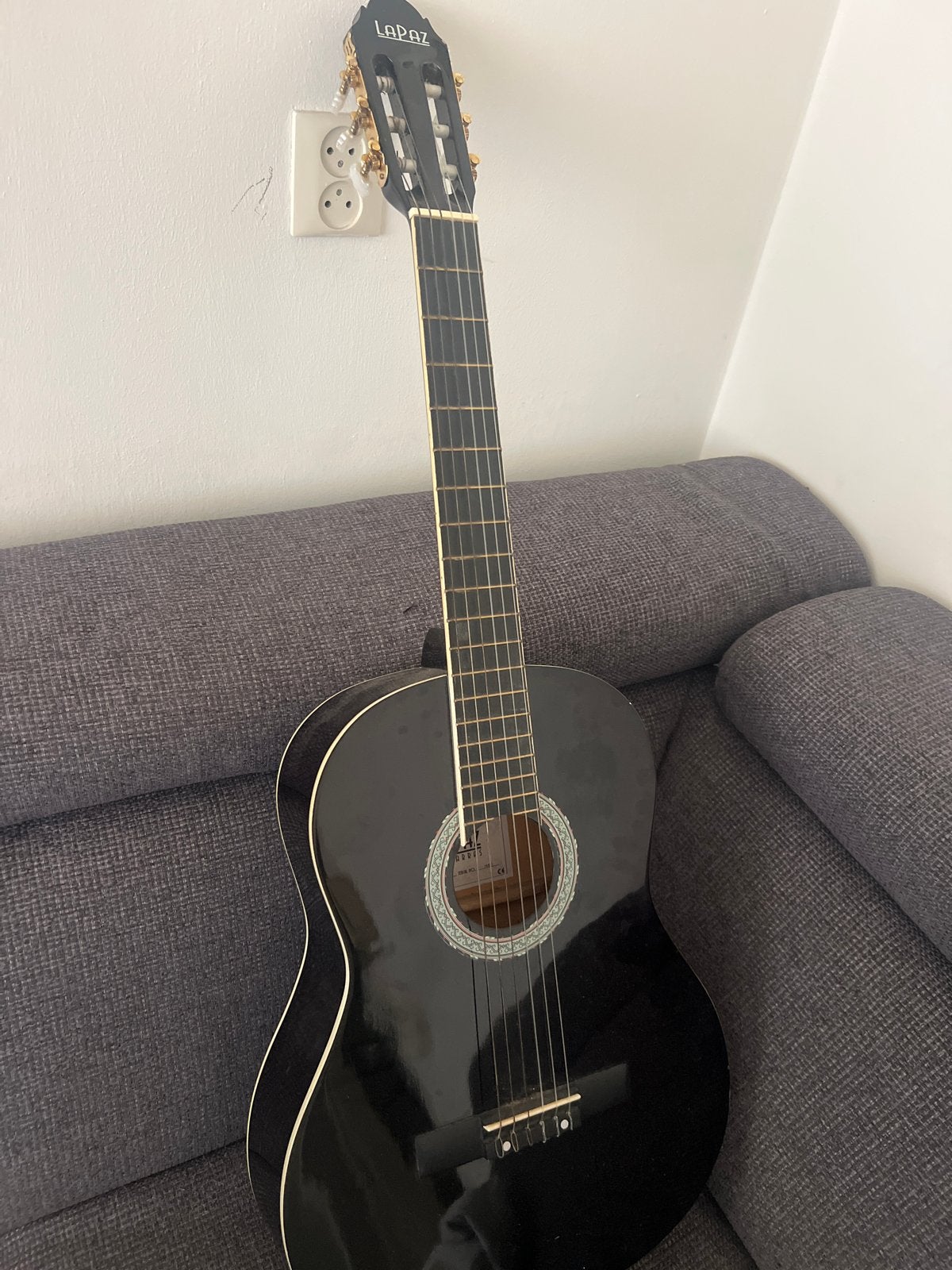 LaPaz Klassieke Gitaar Zwart - Ideaal voor Beginners