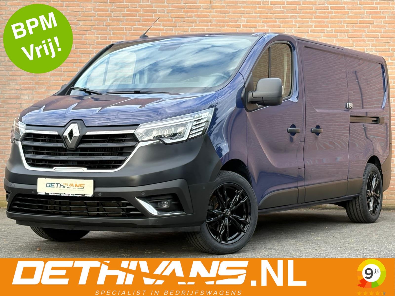 Renault Trafic 2.0DCI 130PK Lang / 2x Schuifdeur / Cruisecon, Voorwielaandrijving, Stof, Gebruikt, 4 cilinders