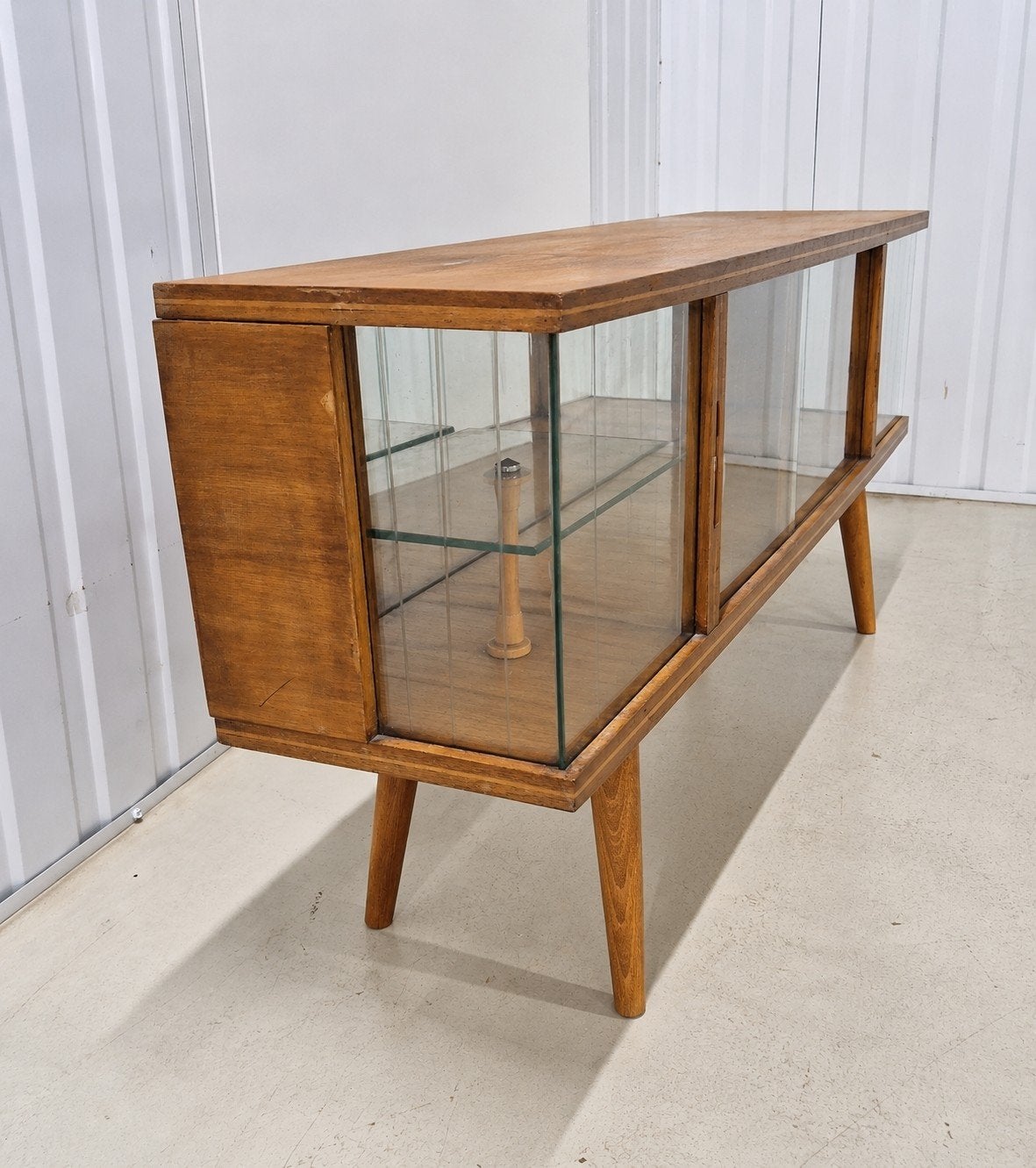 Vintage Vitrinekast  - Jaren 60/70, Ntp, 100 tot 150 cm, Ntp, Vintage, Jaren 60, Jaren 70