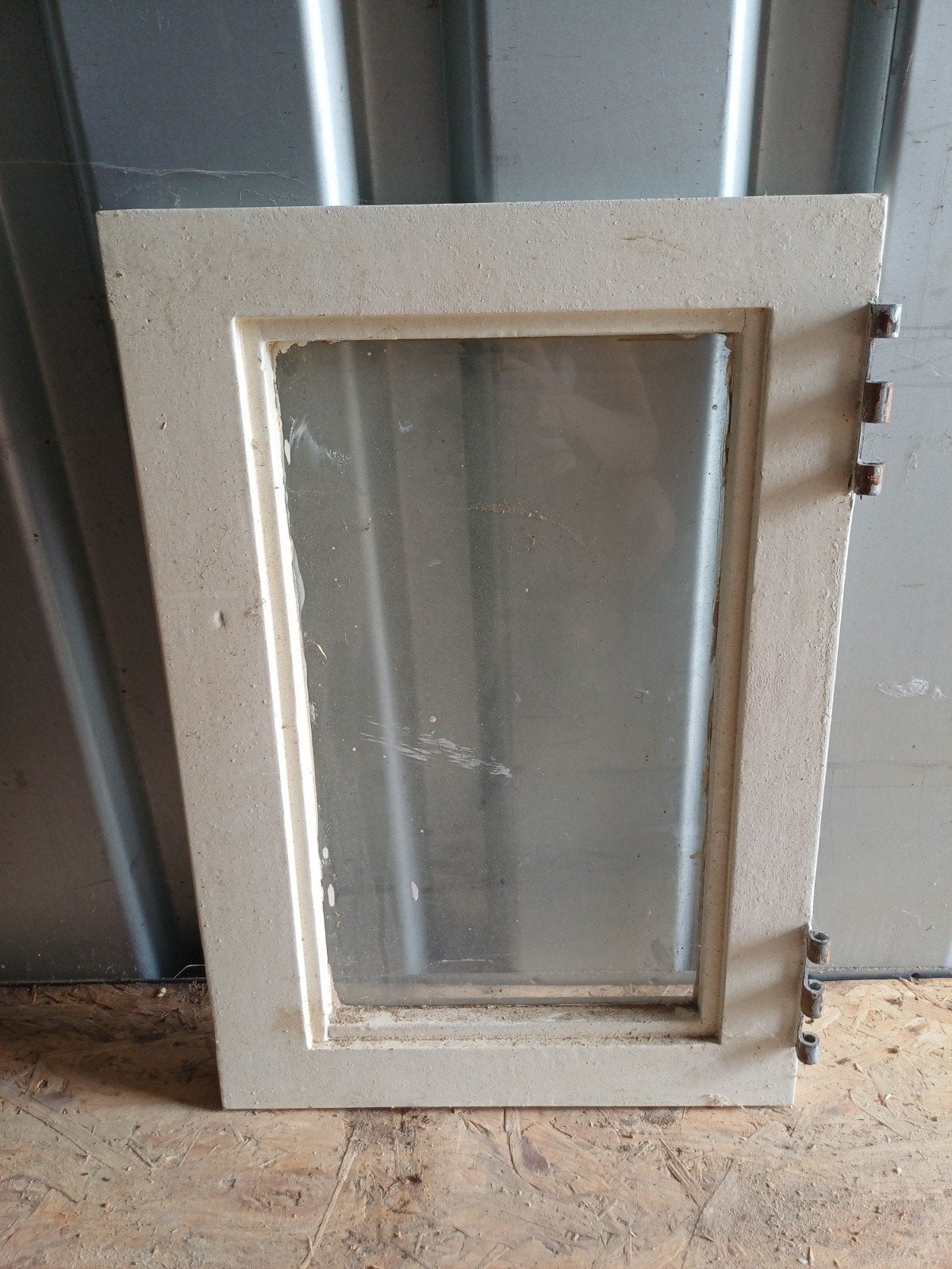 raampje massief hout, Doe-het-zelf en Verbouw, Glas en Ramen, Ophalen, Gevelraam of Ruit, Gebruikt, Minder dan 80 cm