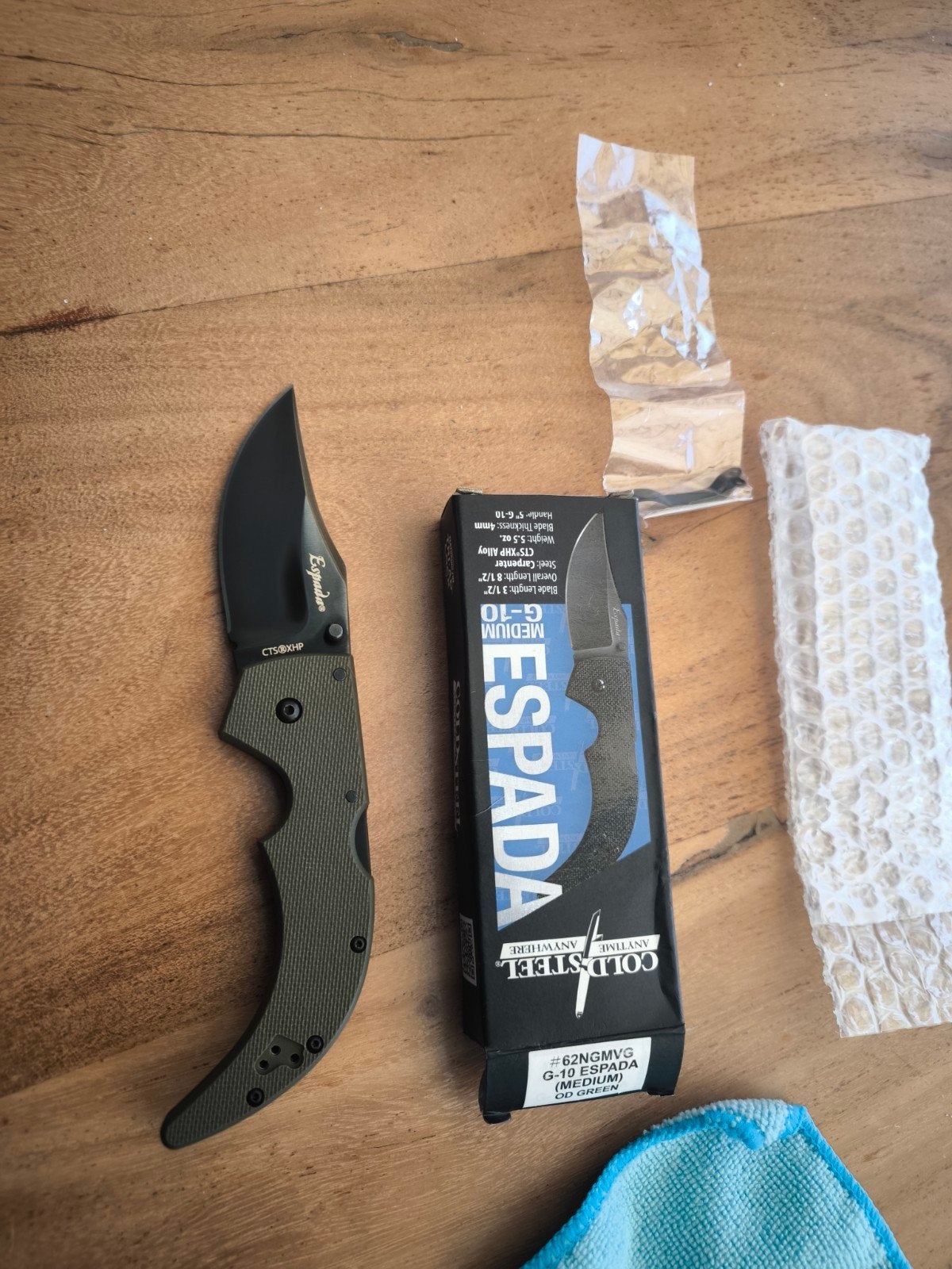 Cold steel Espada Medium CTS XHP nieuw, Ophalen of Verzenden, Nieuw