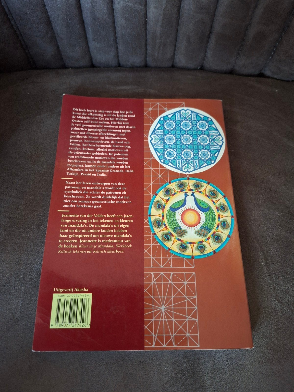 Werkboek Oriëntaalse Mandala's - Jeanette van der Velden, Ophalen of Verzenden, Gelezen, Tekenen en Schilderen, Jeanette van der Velden