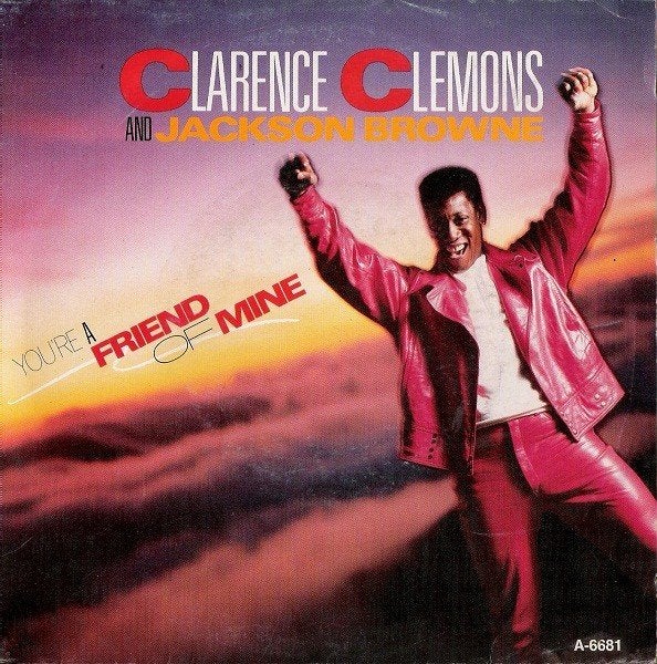 C.Clemons & J.Browne - You're a Frind of Mine (Single), Gebruikt, 7 inch, Pop, Fotohoes